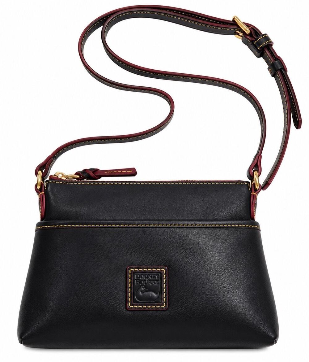 NWT Dooney & Bourke Ginger Navy Blue Leather Crossbody Purse Handbag